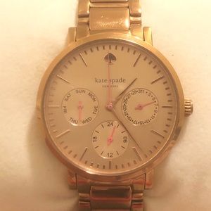 Kate Spade38 mm Gramercy Rose Gold Watch